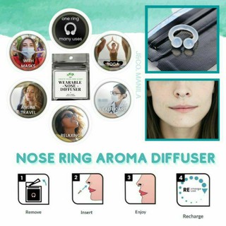 NOSE RING AROMA DIFFUSER for Essential Oils