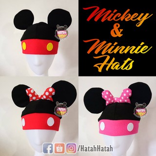 baby and kids hats Mickey Mouse and Minnie Mouse (handmade)j