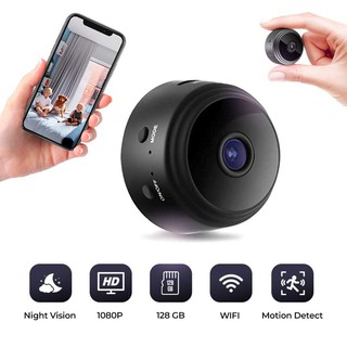 New Mini WiFi Camera,1080P Wireless Portable Security Spy Magnetic Camera with Motion Detection