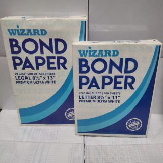 Wizard bond paper sub 20 Short / Long / A4 (1)