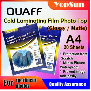 QUAFF COLD LAMINATING FILM PHOTO TOP(Glossy/Matte)