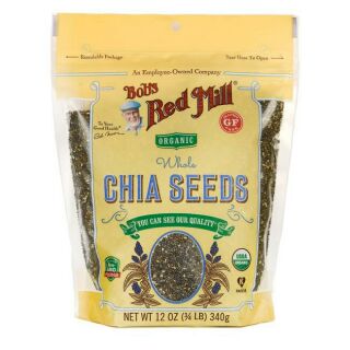 Bobs Red Mill Organic Whole Chia Seeds 12oz