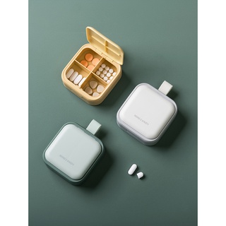 Kawashima Medicine Box Portable Sorting Mini Box7Tiansui Body Pill Tablet Large Capacity Sealed Box