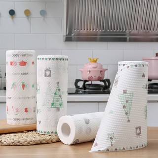 Reusable Cleaning Clothes Washable Cleaning Towel Absorbent Kitchen Paper Towels Homeliving Portable