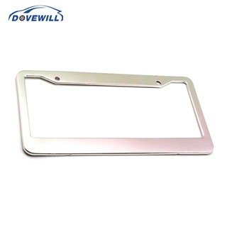 【Ready Stock】⊙❇卐Dovewill Metal Aluminium Alloy Anodized Car License plate frame holder Blank