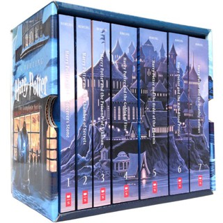 【7 Books Set】Harry Potter The Complete Series US Version English Novel Fiction Story Book (2)