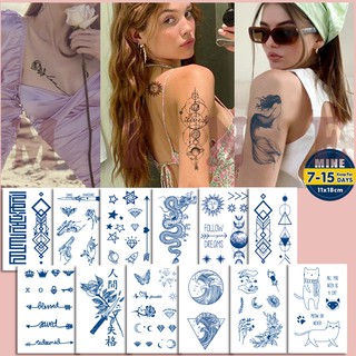 【MINE】 Tattoo lasts to 15 Days tattoo sticker waterproof long lasting Magic tattoo Temporary Tattoo (1)