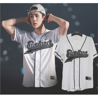 KPOP EXO PLANET No.94 SEHUN Baseball Jersey T-shirt (1)