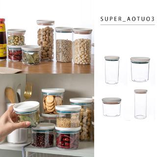 1Pcs Jars Sealed Cans with Cover Kitchen Food Storage Bottles Mason Spice Jars Candy Storage banks Tea Box Kitchen Storage (1)