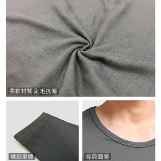Light Sanding Warm Thermal Clothing Round Neck Warm Male Long Sleeve Dress 4ow4