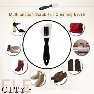 【Ele】Fur Cleaning Brush Boots Shoe Cleaner Suede Shoe Cleaner