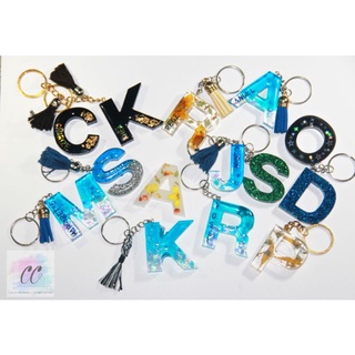 Resin Letter Keychain with Name (Please read the Description before you order)