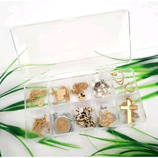 Clear Acrylic Jewelry Case/Organizer - 15 slots, 10 slots