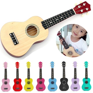 fast┅21" Soprano Ukulele Basswood Acoustic Nylon 4 Strings Ukulele Bass Guitar Musical Instrument fo