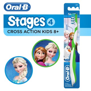 （Spot Goods）Oral-B Kids Toothbrush Stages 4 [8+ years old] (Assorted Colors) 9Xf7