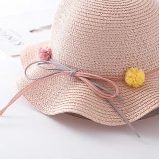 Girl Sun Beach Hat Flower Cap & Handbag Lovely Summer (7)