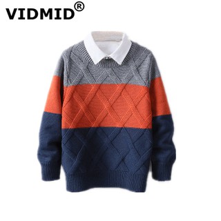 VIDMID Baby Boys Girls Sweater Autumn Winter cotton Clothing Children Long Kids Sleeve Knitted Cloth