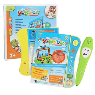 Y-BOOK Pronunciation Speaking Learning Book with Pen for Kids (Battery-operated)note book