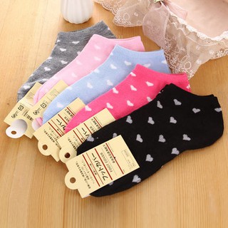 Korean Cute Love Version Girl Ankle Socks/Boat Socks