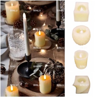 LED electronic candle/candles,warm white,windproof,imitation wax,fragrant,free battery,BINLU