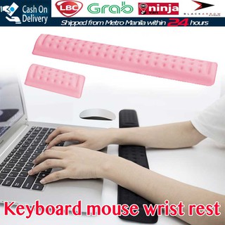 Keyboard Ergonomic Wrist pad Memory Foam Comfortable Soft Wrist Rest Mouse Pad (1)