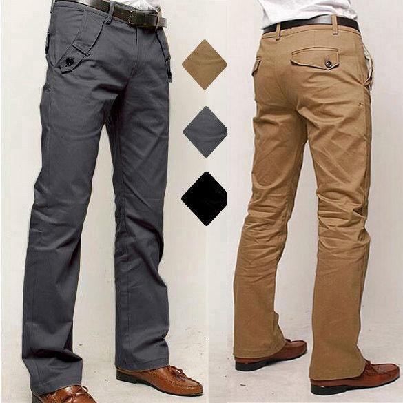 Slack for Men Formal Pants Casual Loose Slim Fit Plain Plus Size Business Office