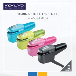 [Shop Malaysia] KOKUYO WSG-SLN110 Stapleless Stapler - Harinacs 10 Sheets
