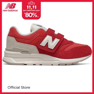New Balance 997 Lifestyle Lace-Up Shoes for Kids-Preschool (Red)