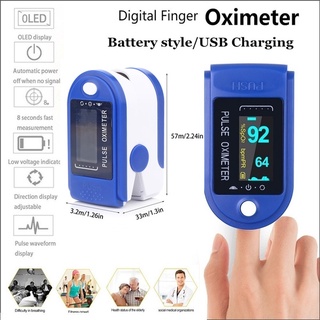 Portable Finger Clip Pulse Oximeter Blood Oxygen Monitor Finger Pulse Heart Rate Meter