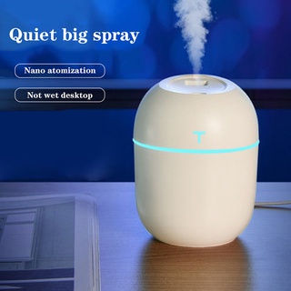 220ml Mini USB Air Humidifier Essential Oil Diffuser with LED Night Light for Office/Home/Car
