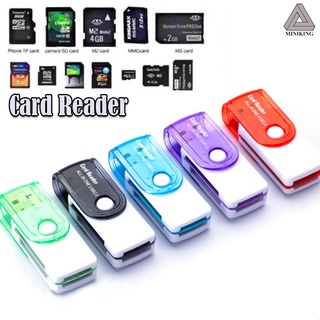 Card reader high-speed USB2.0 All-in-one portable multi-function card reader, 480Mb/s MicroSD, SD