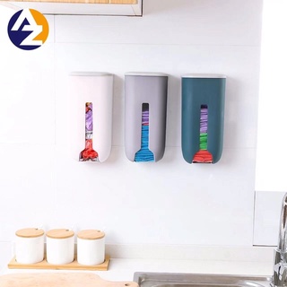 Plastic Bag Dispenser Wall Mounted Grocery Garbage Trash Bags Organizer Storage Box Holder for Home