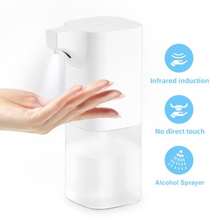 350ml Automatic Alcohol Spray Dispenser IR Sensor Waterproof Hand Washer Dispenser Pump (1)