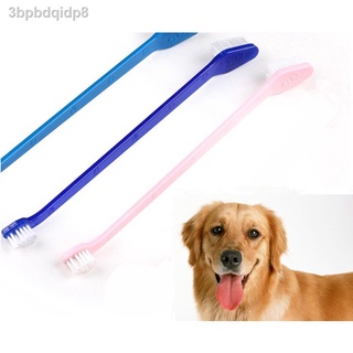 ☞▨♙Pet toothbrush double head soft dog toothbrush cat toothbrush oral cleaning brush