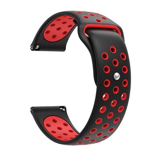 COLMI Silicone Sport Band Metal Strap for Amazfit BIP Pace Band Quick Release Watchband 20mm