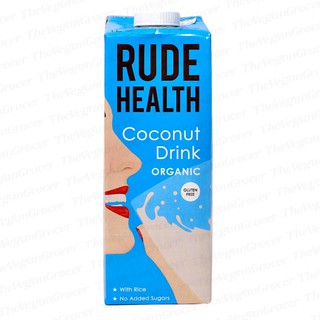 Vegan Plant Based Milk Gluten Free Coconut Drink By Rude Health 1L