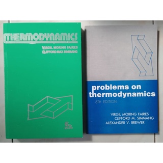 THERMODYNAMICS 6TH ED.& PROBLEM ON THERMODYNAMICS by faires-simmang