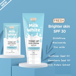 [Authentic] Fresh Tone Up Sun Cream (8ml) (3)