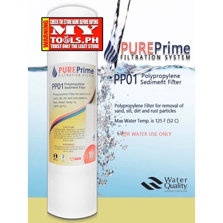 ✹۩✔10SL Pure Prime Water Filter Sediment 10x2.5 inches