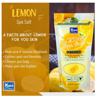 Yoko Lemon Spa Salt Body Scrub 300g
