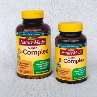 Nature Made Super B-Complex, 460 Tablets with Folic Acid and Vitamin C AUTHENTIC