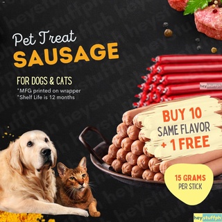 pet food▪15 grams Sausage Pet Treat Pet Sausage Treat Pet Snack Dog Treat Cat Treat