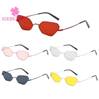 ♞ZM-Punk Cat Eye Eyewear Ocean Lens Metal Frame Sun Glasses Unisex Sunglasses