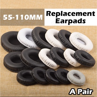 Universal Headset Replacement Earpads Protein Skin High Quality Sponge Pad Memory Foam (1)