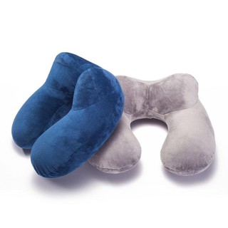 30FUNIQUE U-Shape Neck Pillow Travel Accessories Pillow For Airplane Inflatable Comfortable Folding