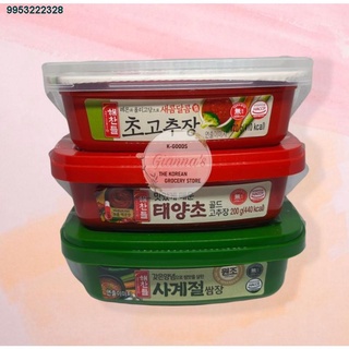 UKV0116✟CJ Ssamjang 170g and Gochujang 200g (Seasoned Soybean Paste/Red Hot Chili Paste