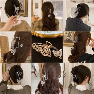 【spot goods】♤Butterfly Metal Hair Clamp Fashion Hair Clip