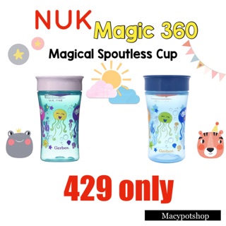 NUK, Magic 360, Magical Spoutless Cup, 12months+, Girl/Boy, 1 cup, 10oz (300ml)