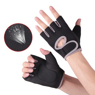 Gym Fitness Breathable Wrist Weight Lifting Silica Gel Anti-Skid Sports Workout Gloves