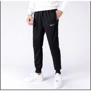 Jogging Pants For Mens Cotton Plain Plus Size Thick Fabric Sports Pants With 2 Pockets For Unisex
